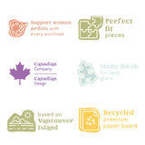 Midnight Blooms | 500-Piece Puzzle | Designed in Canada