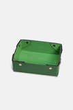 Catch-All Leather Tray: Grey Pebble