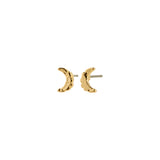 Pilgrim - BETWEEN moon earrings gold-plated