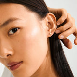 Pilgrim - BETWEEN moon earrings gold-plated
