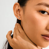 Pilgrim - BETWEEN moon earrings gold-plated