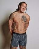 SAXX - Smooth Flex Light Compression Performance Boxer Brief 8" - Smoke Camo-Deep Navy