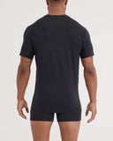 SAXX - DropTemp® Dry Cotton (2 Pack) Black Cooling Crew Neck Undershirt