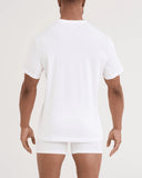 SAXX - DropTemp® Dry Cotton (2 Pack) White Cooling Crew Neck Undershirt