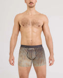 SAXX - Smooth Flex Light Compression Performance Boxer Brief 6" - Lustre Weave-Faded Black