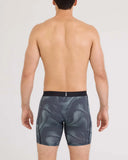 SAXX - Smooth Flex Light Compression Performance Boxer Brief 8" - Smoke Camo-Deep Navy