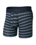 SAXX - Smooth Luxe Micro Modal Boxer Brief 6" - Link Stripe-Dark Ink