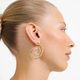 Pilgrim - STILL recycled spiral earrings