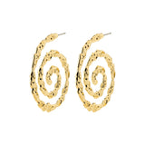 Pilgrim - STILL recycled spiral earrings