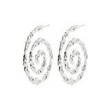 Pilgrim - STILL recycled spiral earrings