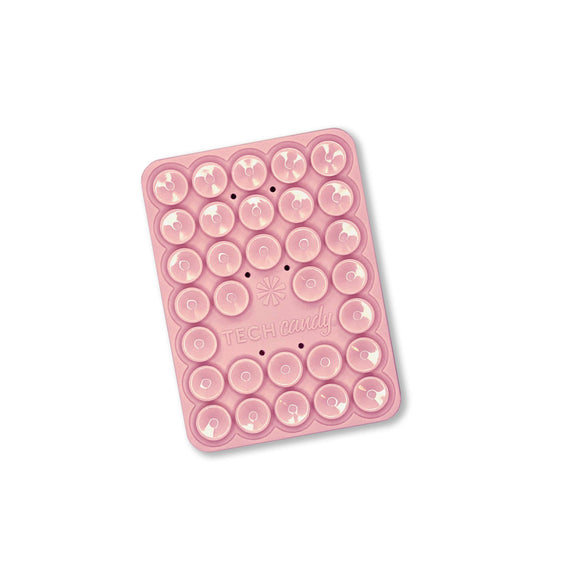 STICK 'EM UP 2-SIDED PHONE SUCTION PAD: Pink