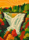 Autumn Cascade | 1000-Piece Puzzle | Designed in Canada