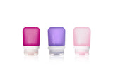 GoToob+ 3-Pack Refillable Silicone Travel Bottles: Small 1.7 fl oz / 53 ml