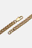 Brass Curb Chain Bracelet: Brass