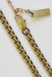 5mm Cuban Chain Necklace: Brass