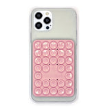 STICK 'EM UP 2-SIDED PHONE SUCTION PAD: Natural