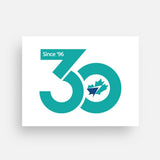WestJet 30 Since '96 Postcard