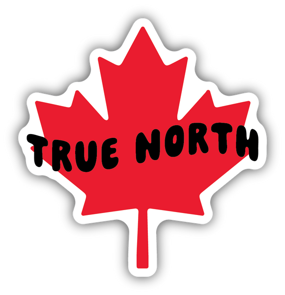 Stickers Northwest - TRUE NORTH MAPLE LEAF