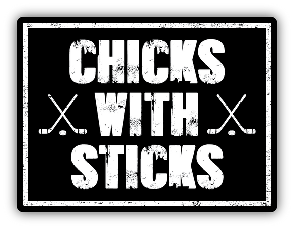 Stickers Northwest - CHICKS WITH STICKS