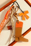 Western Pony Boot Bag Charm - Colorful Beaded Bag Accent