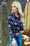 Western Grit Button Down Top