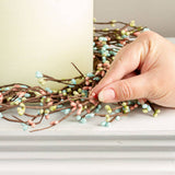 12" Springtime Pip Berry Candle Ring or Small Wreath : Springtime