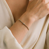 Lover's Tempo - WATERPROOF Luma CZ Tennis Bracelet - Gold