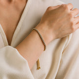 Lover's Tempo - WATERPROOF Round Prism Bracelet - Gold