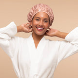 Kitsch - Shower Cap 2pc Set - Terracotta & Brown