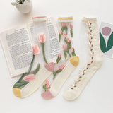 Rufia Mesh Socks for Women - Cool and Fashionable