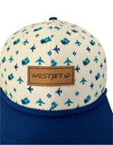 WestJet Print Ball Cap Trucker Hat - O/S