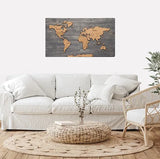 Push Pin Travel Map - 36" x 20"