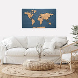 Push Pin Travel Map - 36" x 20"