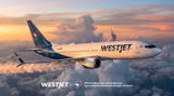 WestJet B737‑8 – 1:130 "New Blue Jays" Model Airplane "Arriving January 2027"