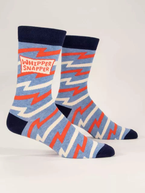 Blue Q Men's Whipper Snapper Socks