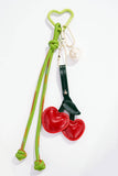 Bag charm and keychain Cherries: Red / Synthetic