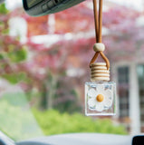 WHITE DAISY | CAR DIFFUSER: White / Tobacco + Vanilla