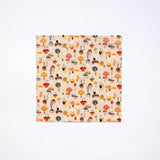 Reusable Beeswax Food Wraps: Mushrooms Single Medium