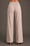 Panache - Blush & Lt. Brown Leopard Sweatpants