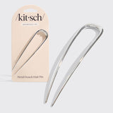 Kitsch - Metal French Hair Pin - Silver