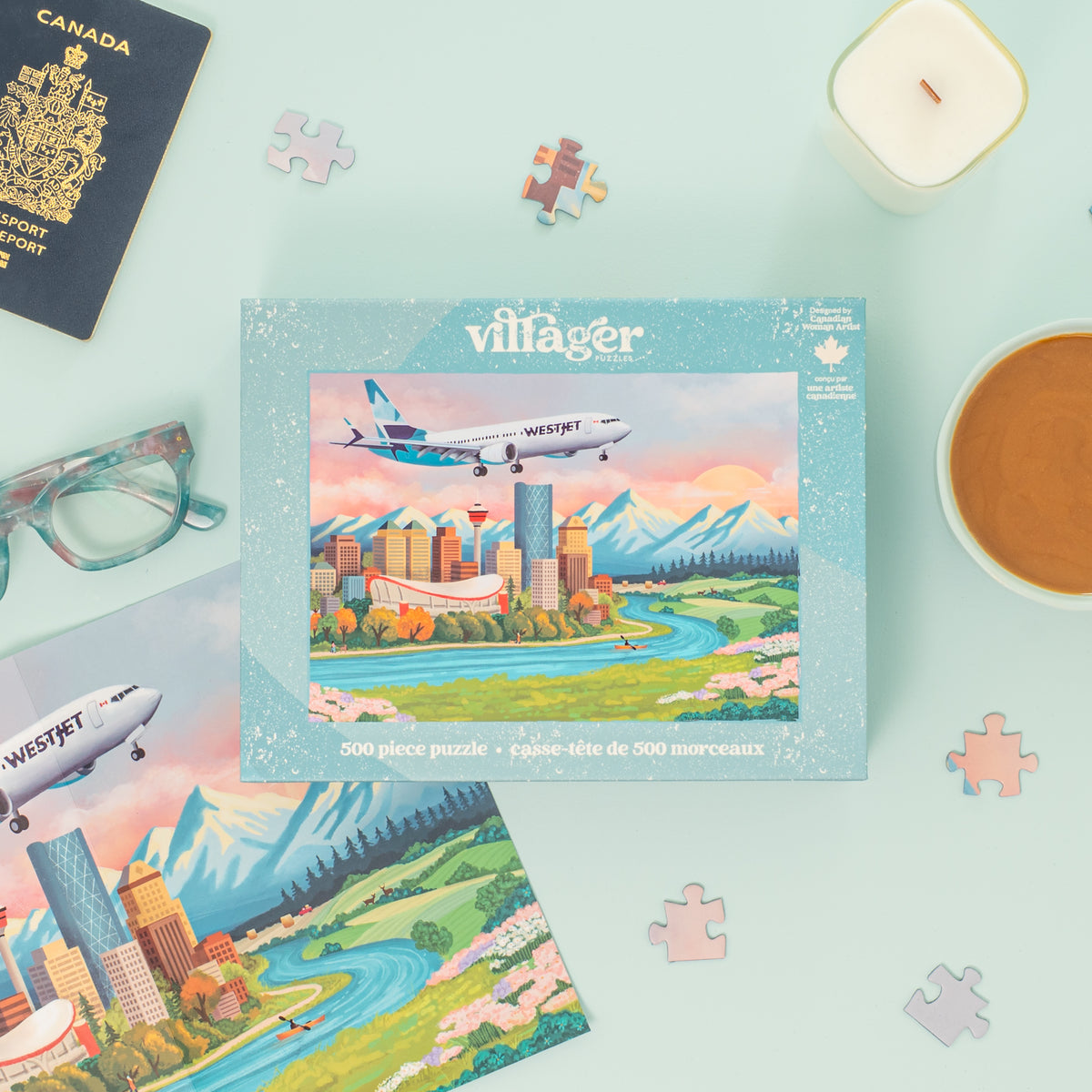 WestJet 30 Custom Villager Puzzle - 500 Piece – WestJet Store