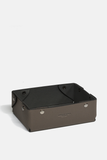 Catch-All Leather Tray: Grey Pebble