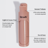 Kitsch - Hair Volumizing Clip 2pc set - Terracotta