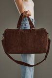 Brown Corduroy Duffel