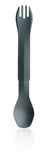 GoBites Duo - Portable Reusable Spork Utensil: Gray