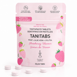 TANIT Eco-Refill Packs: Compostable refill - 62 tabs Toothpaste - Strawberry