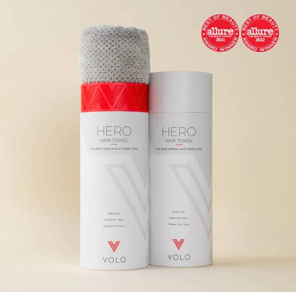 VOLO Hero Hair Towel: Luna Gray