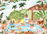 Pool Party | 250 Piece Puzzle | Designed in Canada