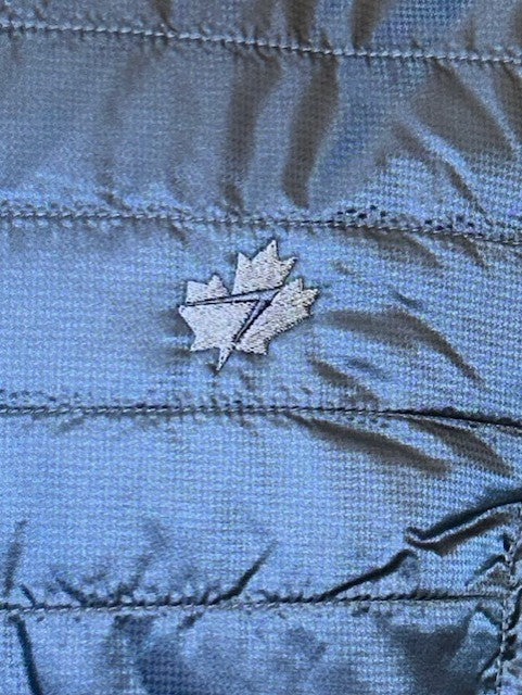 WestJet Branded Leaf Packable Puffer Jacket - Ladies -Navy/Navy Logo ...