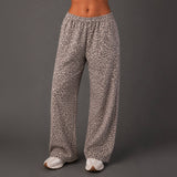 Panache - Cream & Brown Leopard Sweatpants